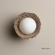 Ceramic Wall Bowl Sconce Light gallery detail image