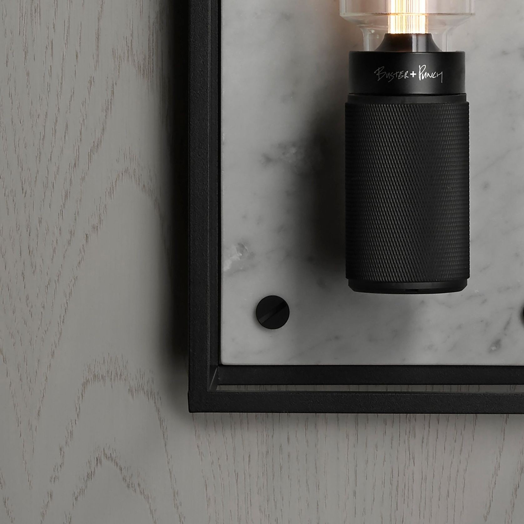 Marble Caged Wall Light - Large | Buster + Punch gallery detail image