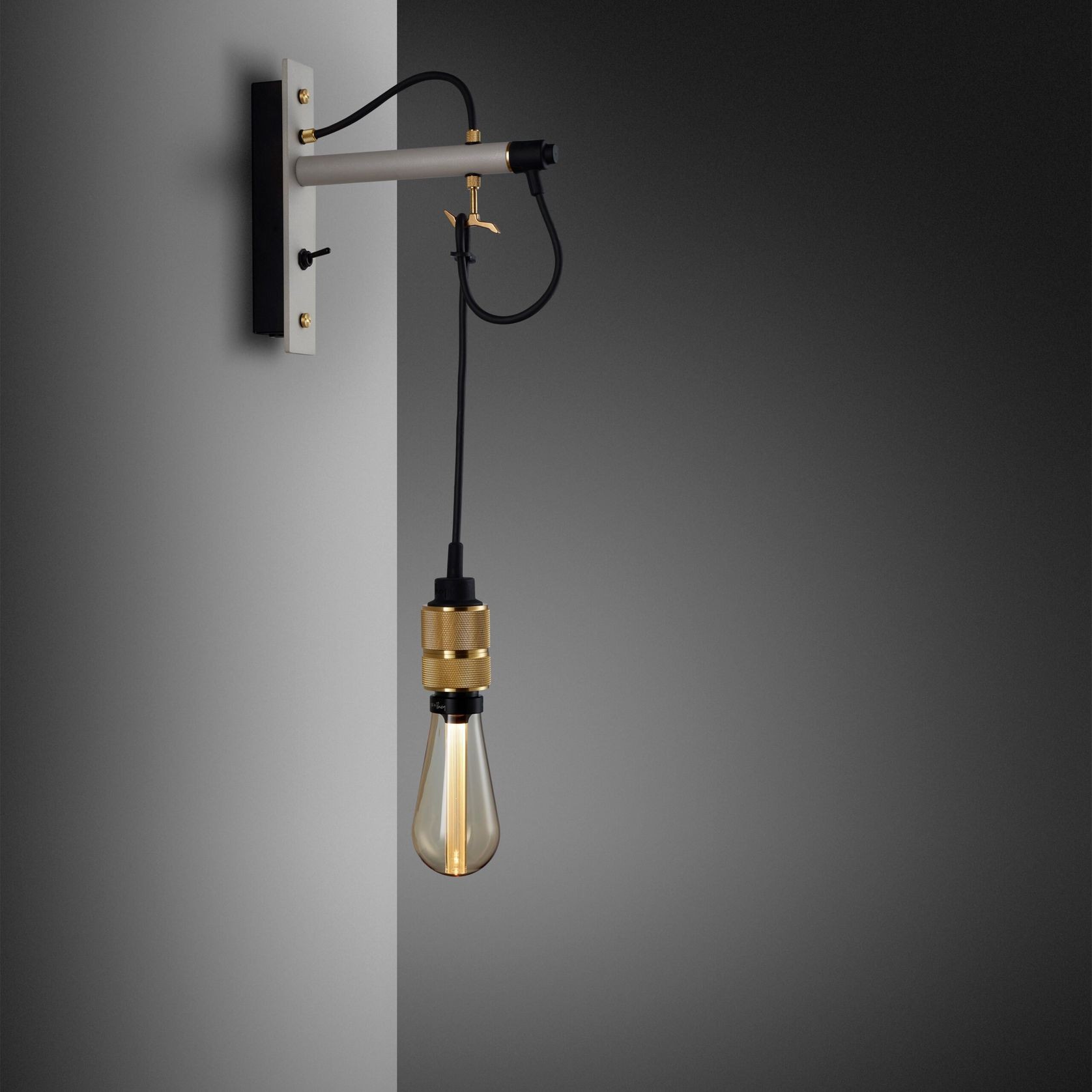 Nude Hooked Wall Light | Stone gallery detail image