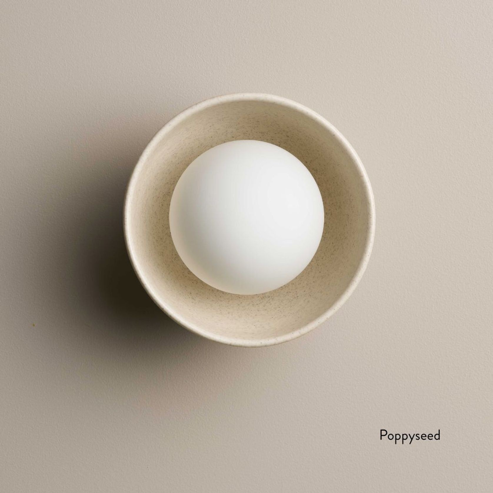 Ceramic Wall Bowl Sconce Light gallery detail image