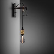 Hooked Wall Light - Nude/Graphite gallery detail image