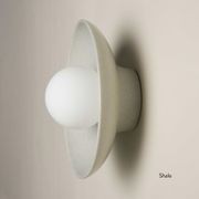 Ceramic Wall Dish Sconce Light gallery detail image