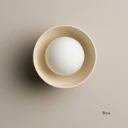 Ceramic Wall Bowl Sconce Light gallery detail image