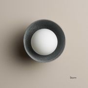 Ceramic Wall Bowl Sconce Light gallery detail image