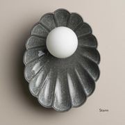 Ceramic Wall Oyster Sconce Light gallery detail image