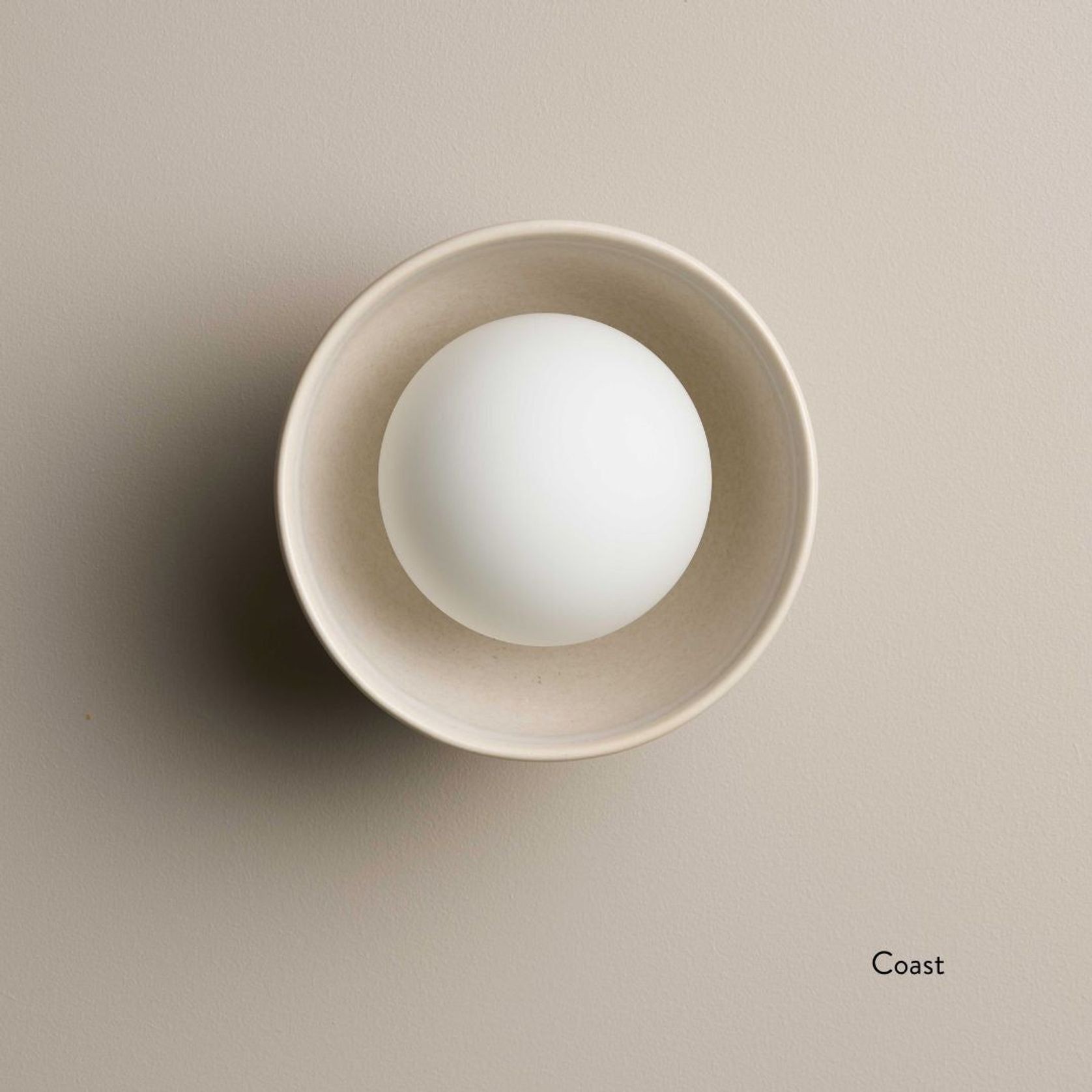 Ceramic Wall Bowl Sconce Light gallery detail image