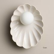 Ceramic Wall Oyster Sconce Light gallery detail image