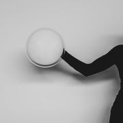 Indoor Wall/Ceiling Light, Glass Blown gallery detail image