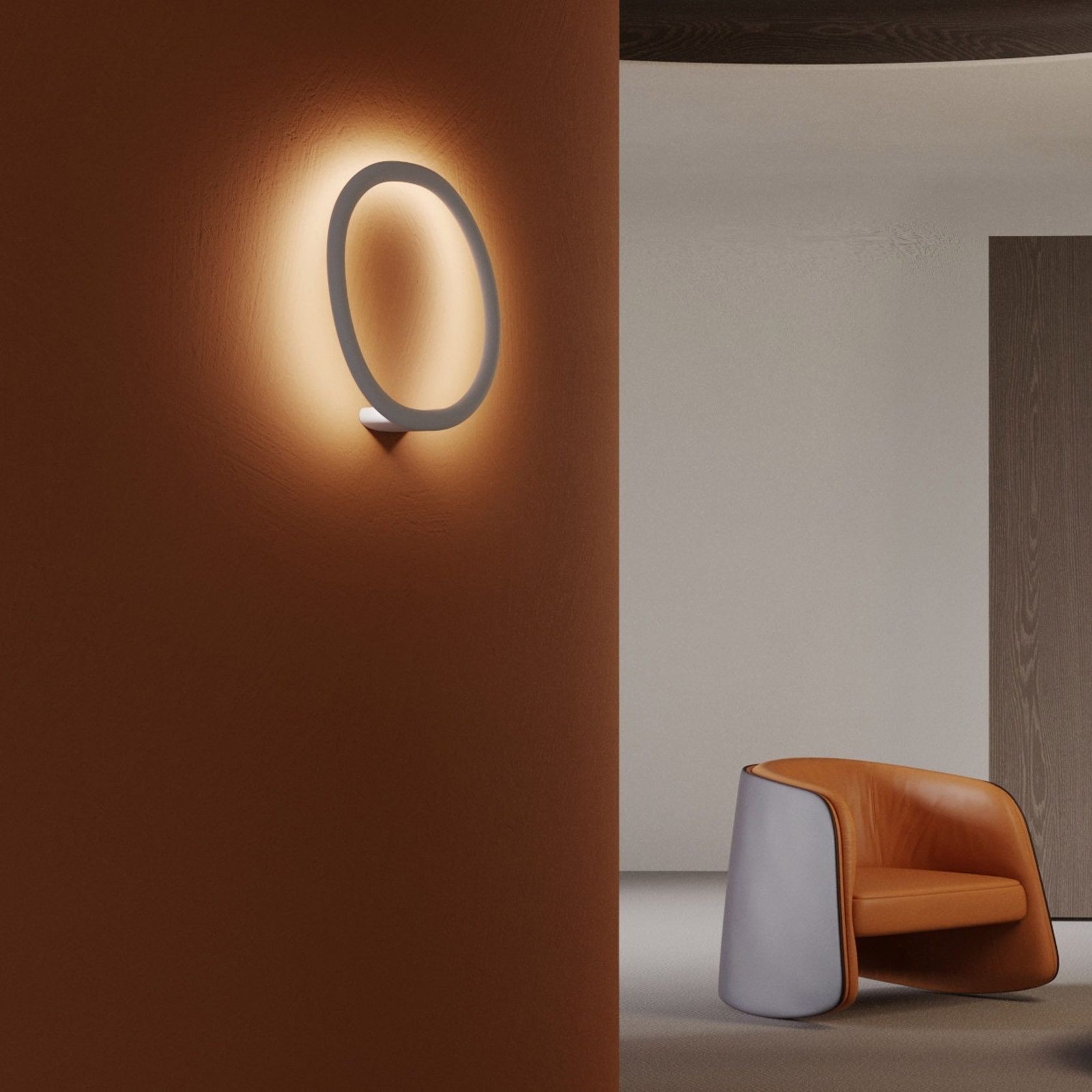 Ring Shaped Wall Light, Decorative Diffuser gallery detail image