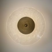 Movi LED Glass Wall Light in Gold gallery detail image