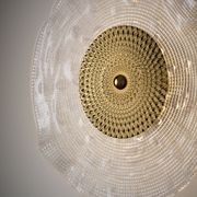 Movi LED Glass Wall Light in Gold gallery detail image