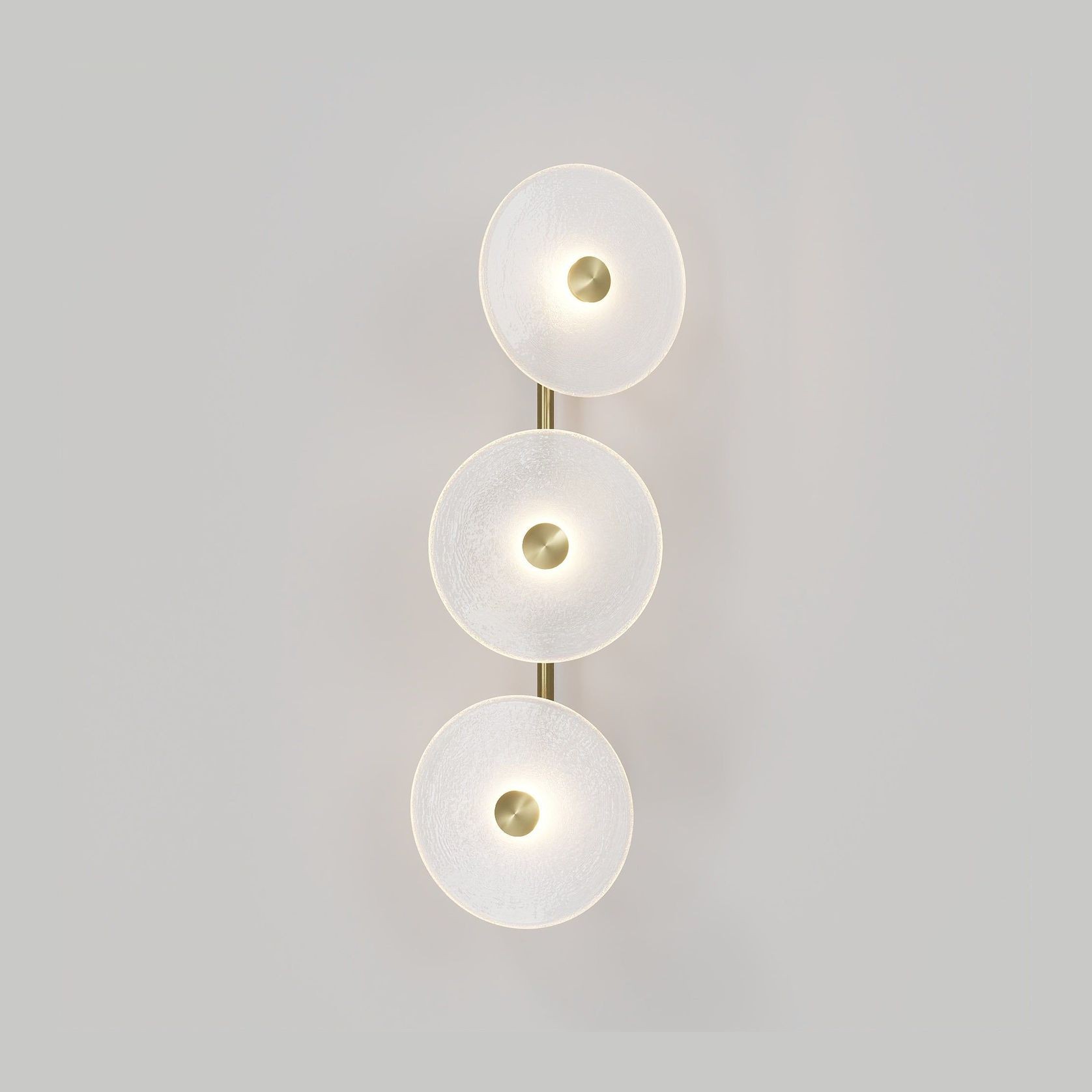 Coral Trio Rod Wall Light - (Off-Centered) gallery detail image