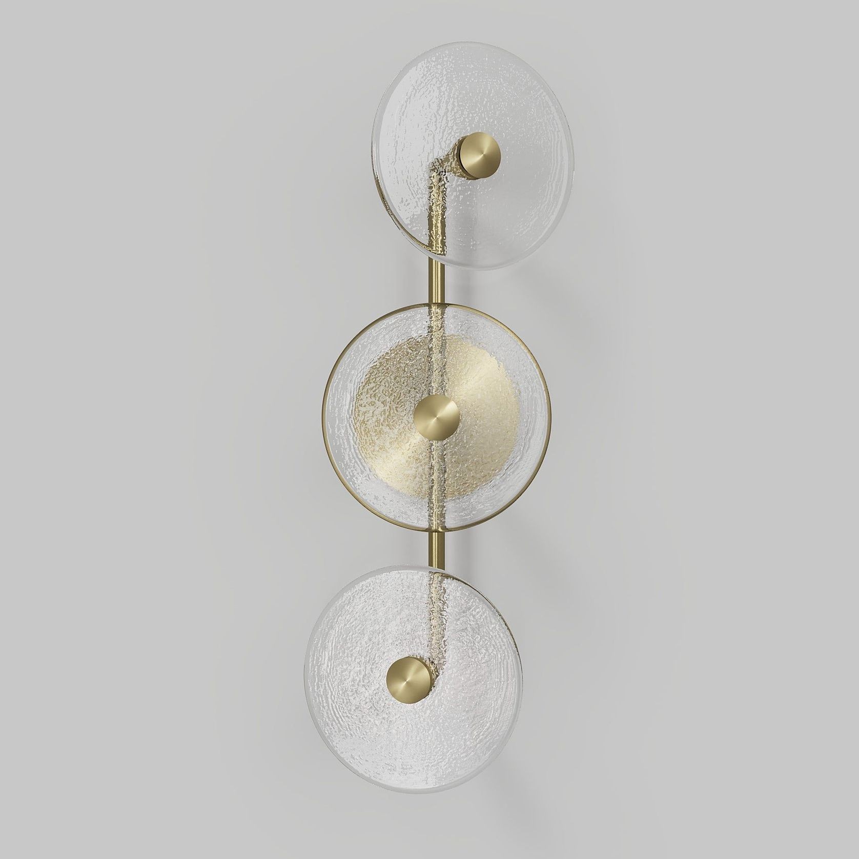 Coral Trio Rod Wall Light - (Off-Centered) gallery detail image