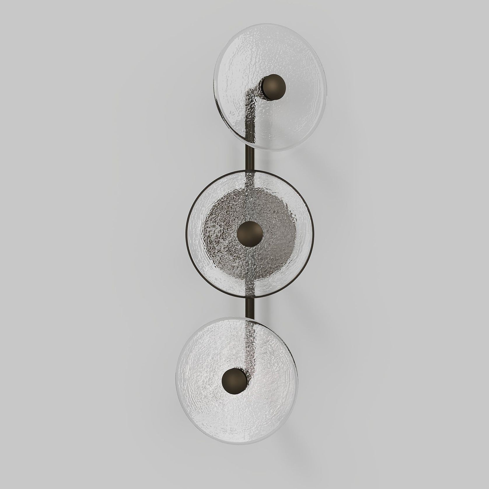 Coral Trio Rod Wall Light - (Off-Centered) gallery detail image