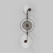 Coral Trio Rod Wall Light - (Off-Centered) gallery detail image