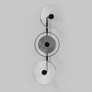 Coral Trio Rod Wall Light - (Off-Centered) gallery detail image