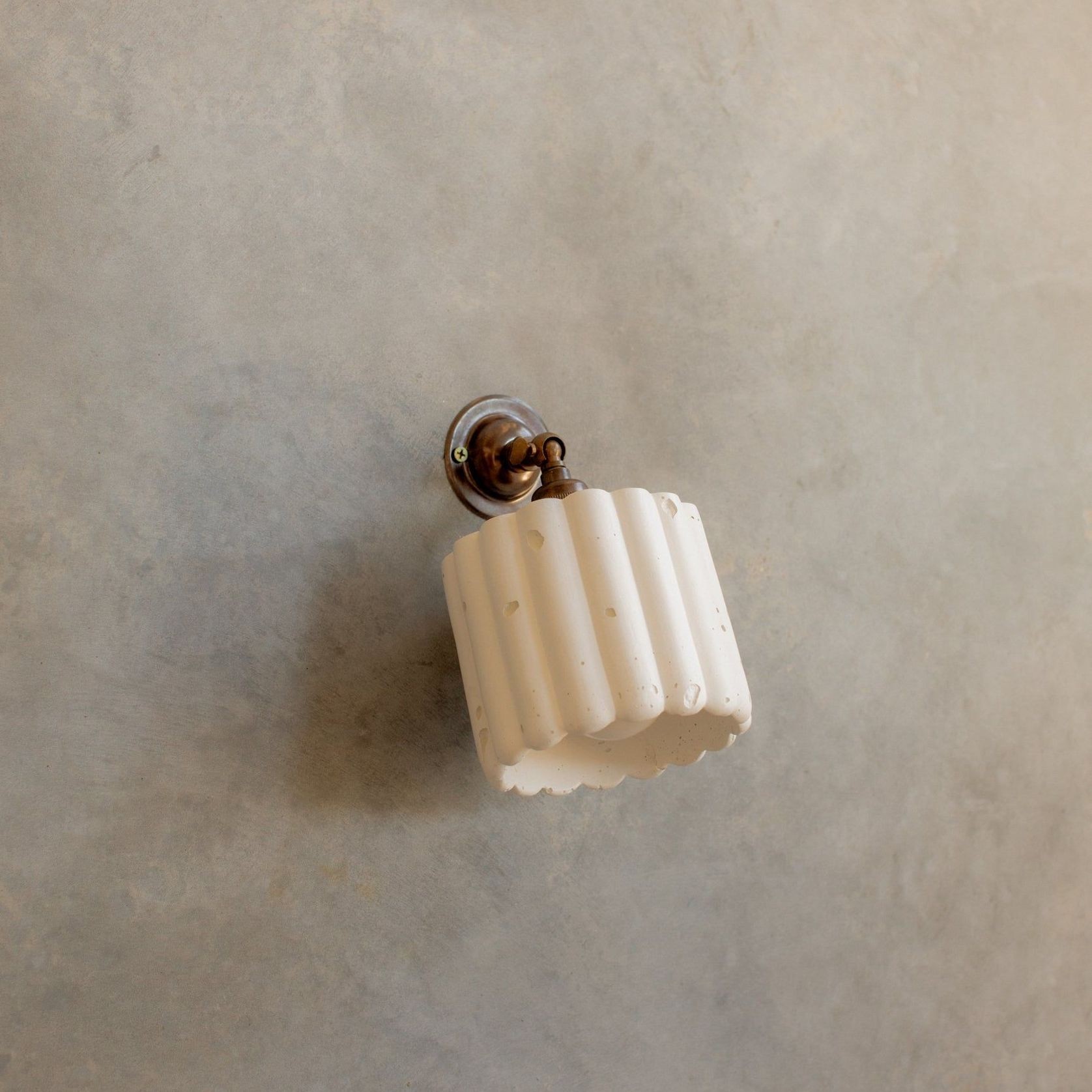 Fluted Wall Light with Knuckle gallery detail image
