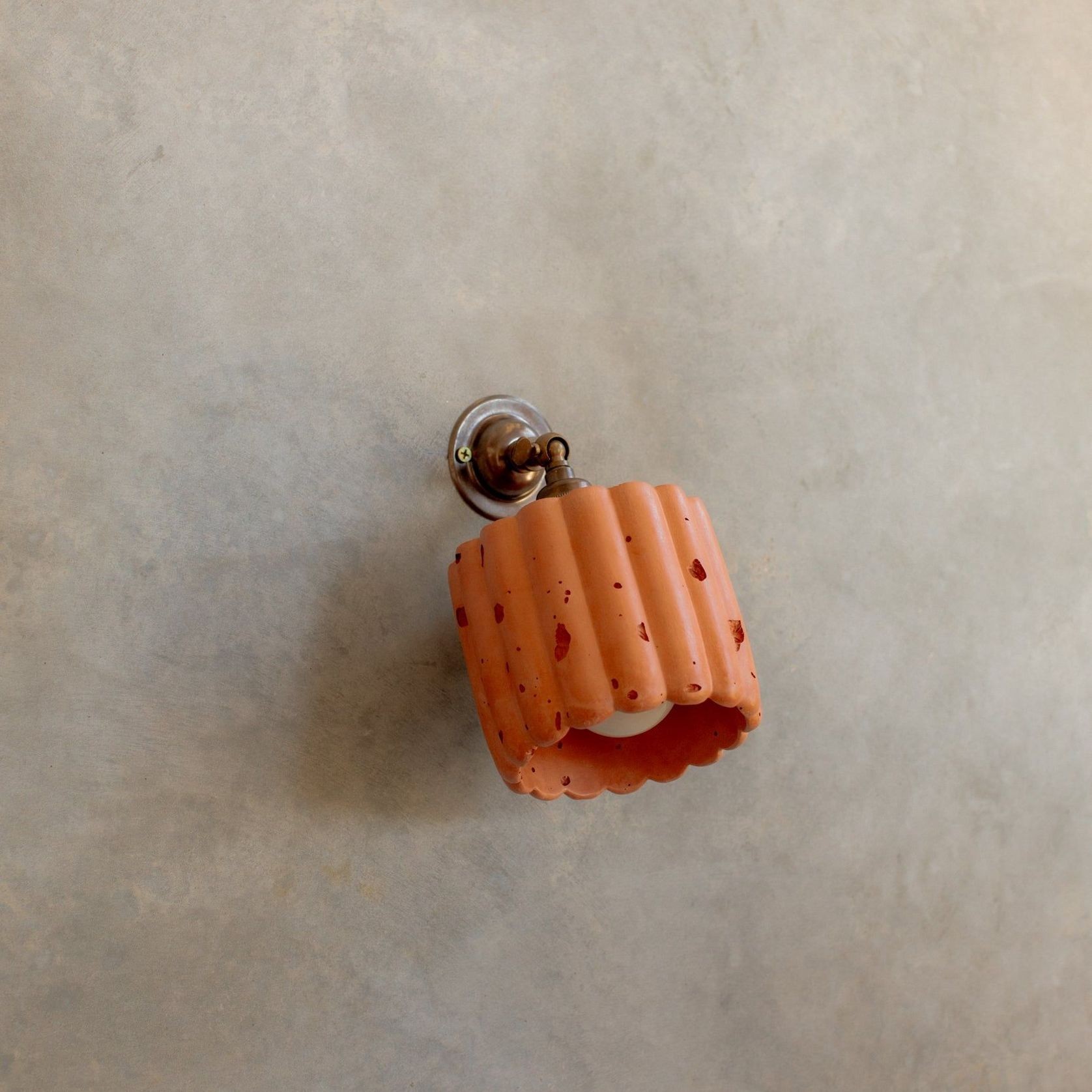 Fluted Wall Light with Knuckle gallery detail image