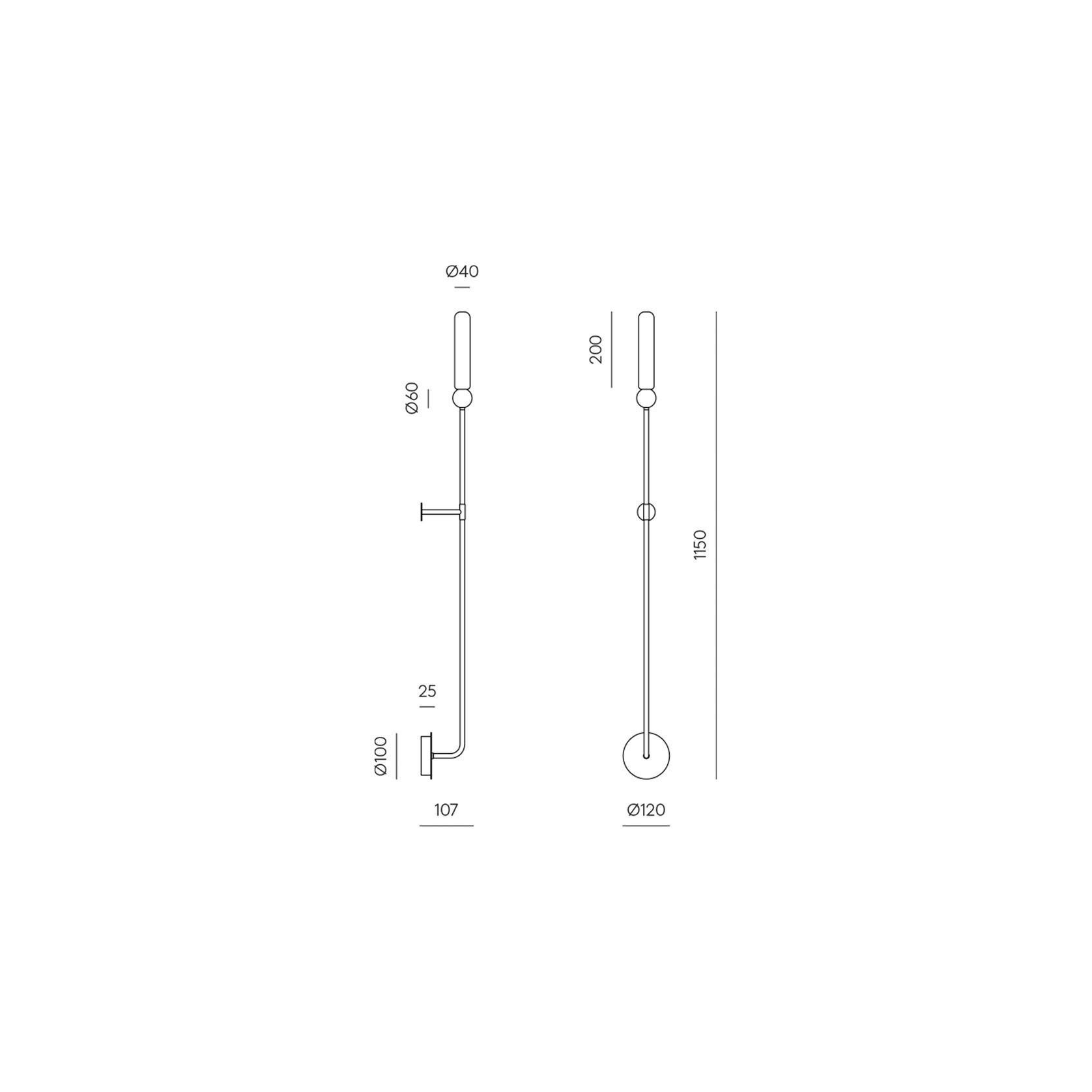 Delie Large Wall Light gallery detail image