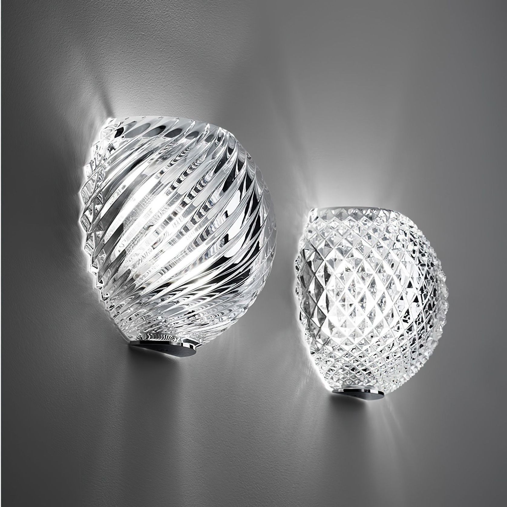 Diamond & Swirl D82 Wall Light gallery detail image