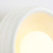 Silo Ceramic Sconce | Gloss White gallery detail image