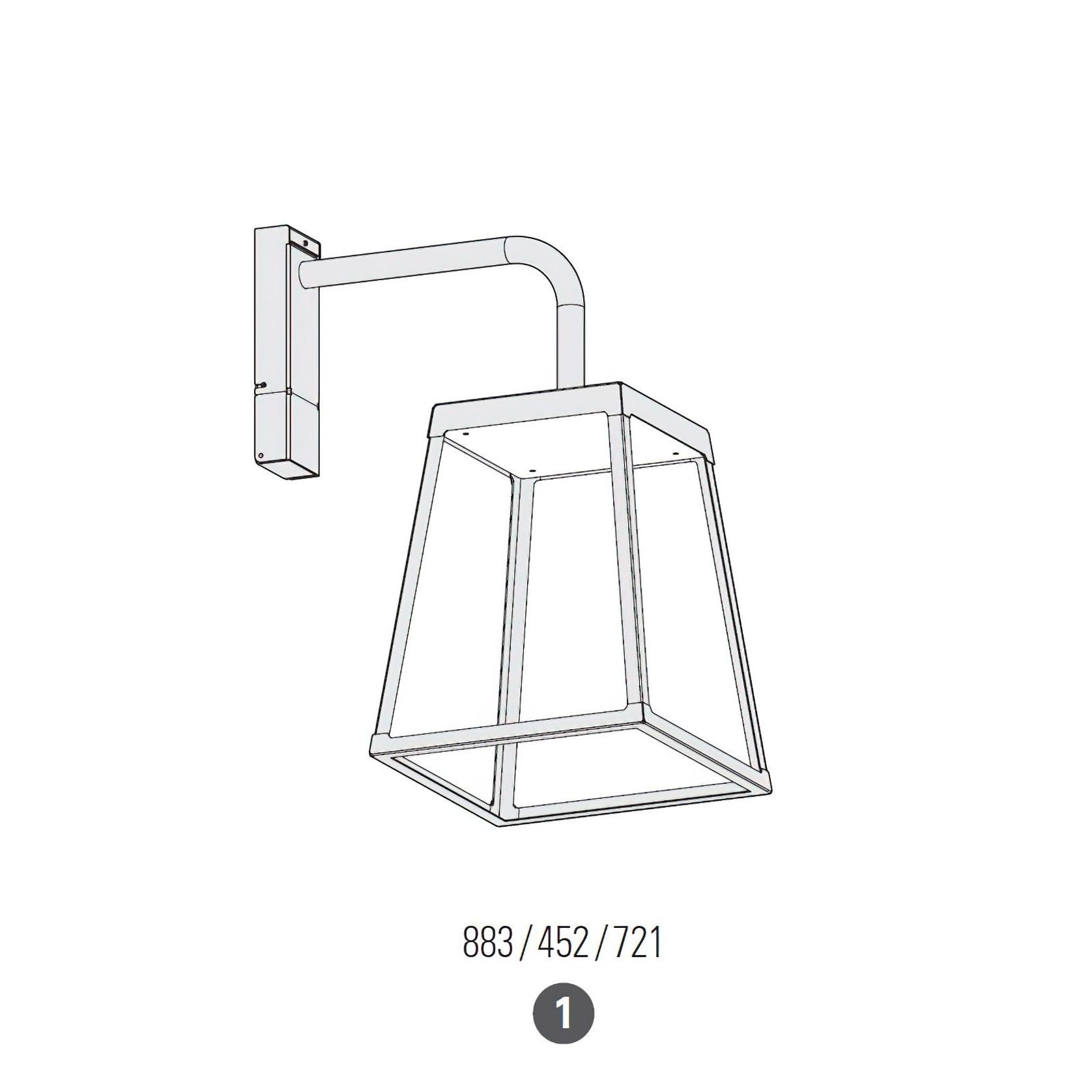 Lampiok 4 Model 1 Wall Light gallery detail image