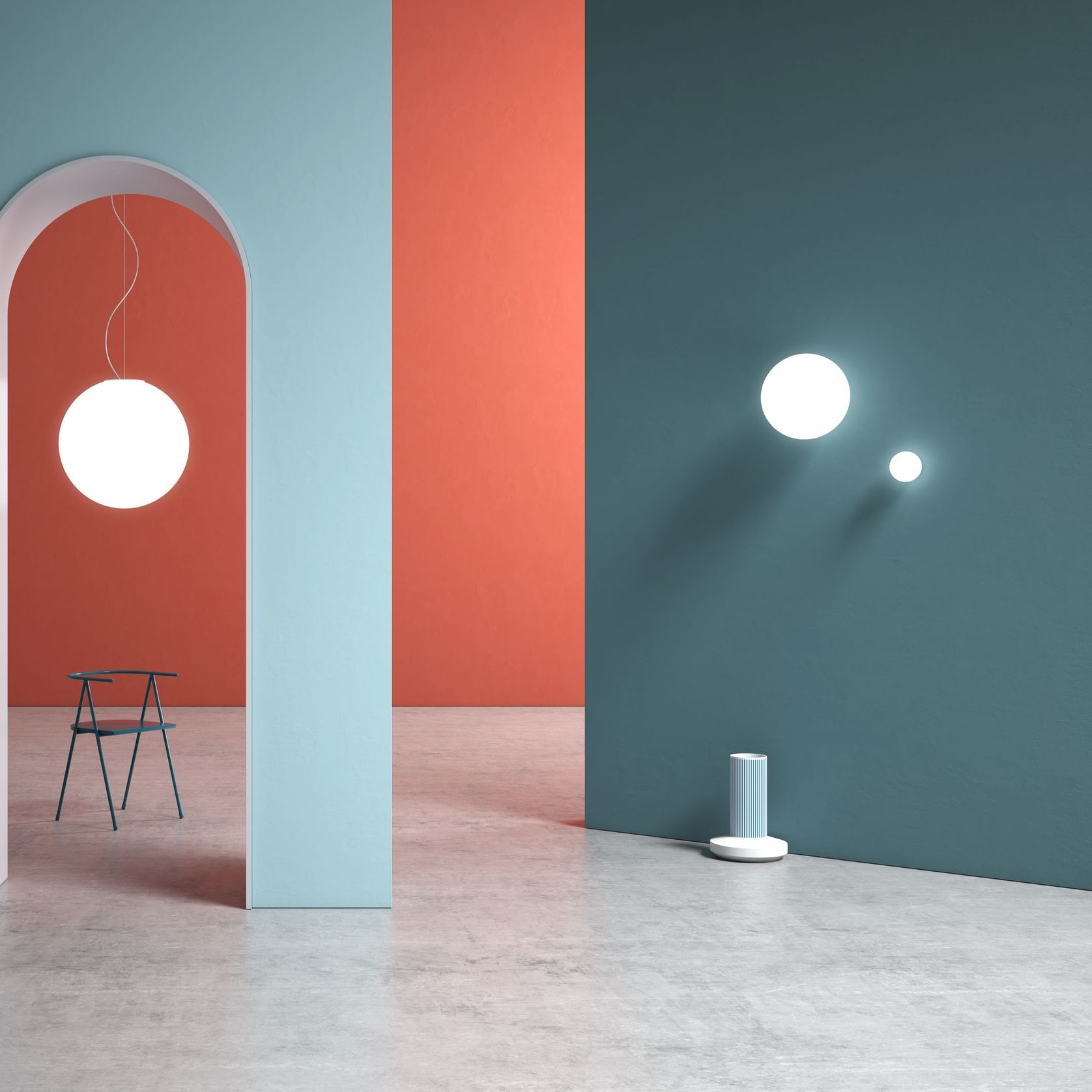 Lumi Sfera 9cm | Wall Light gallery detail image