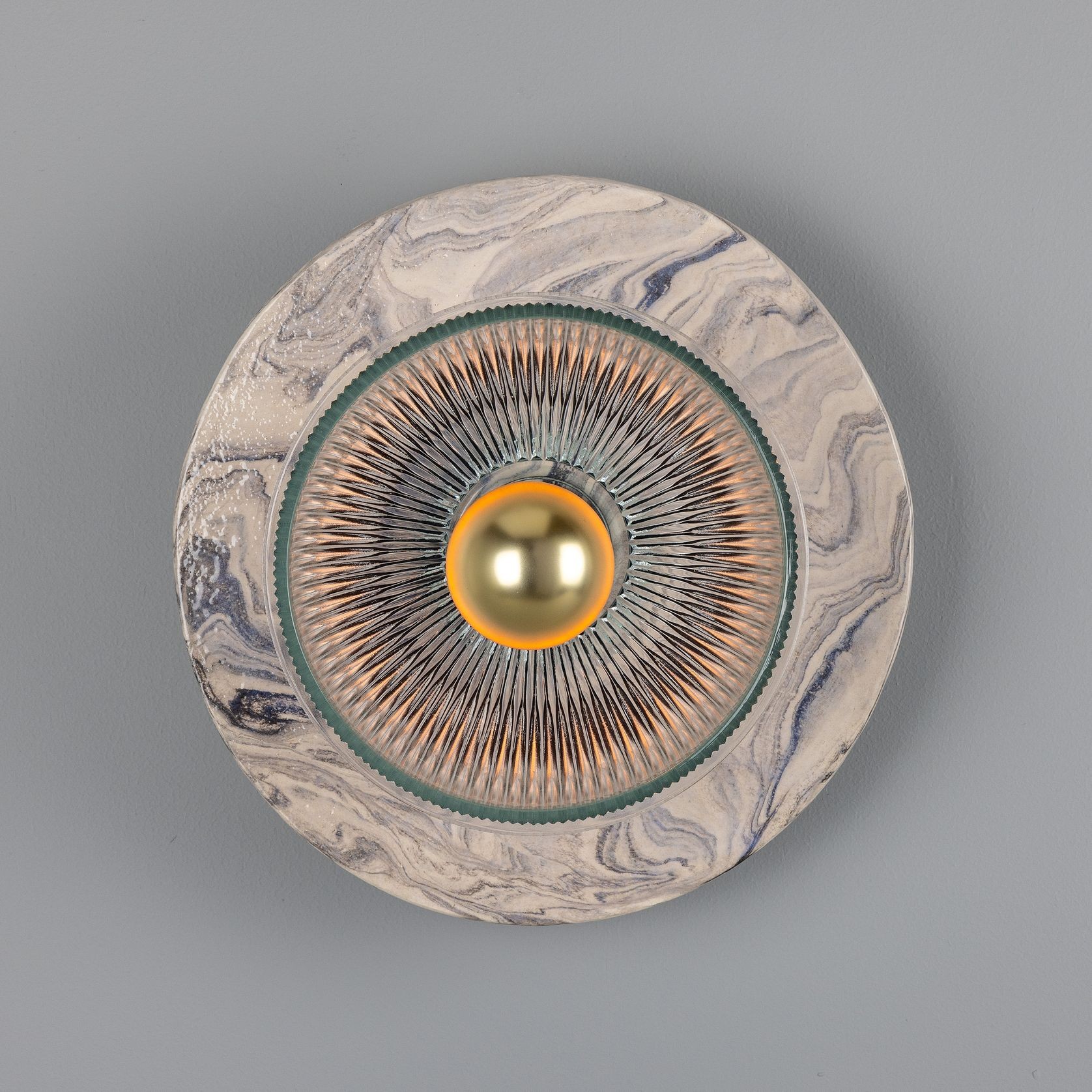 Soraya Marbled Wall Light gallery detail image
