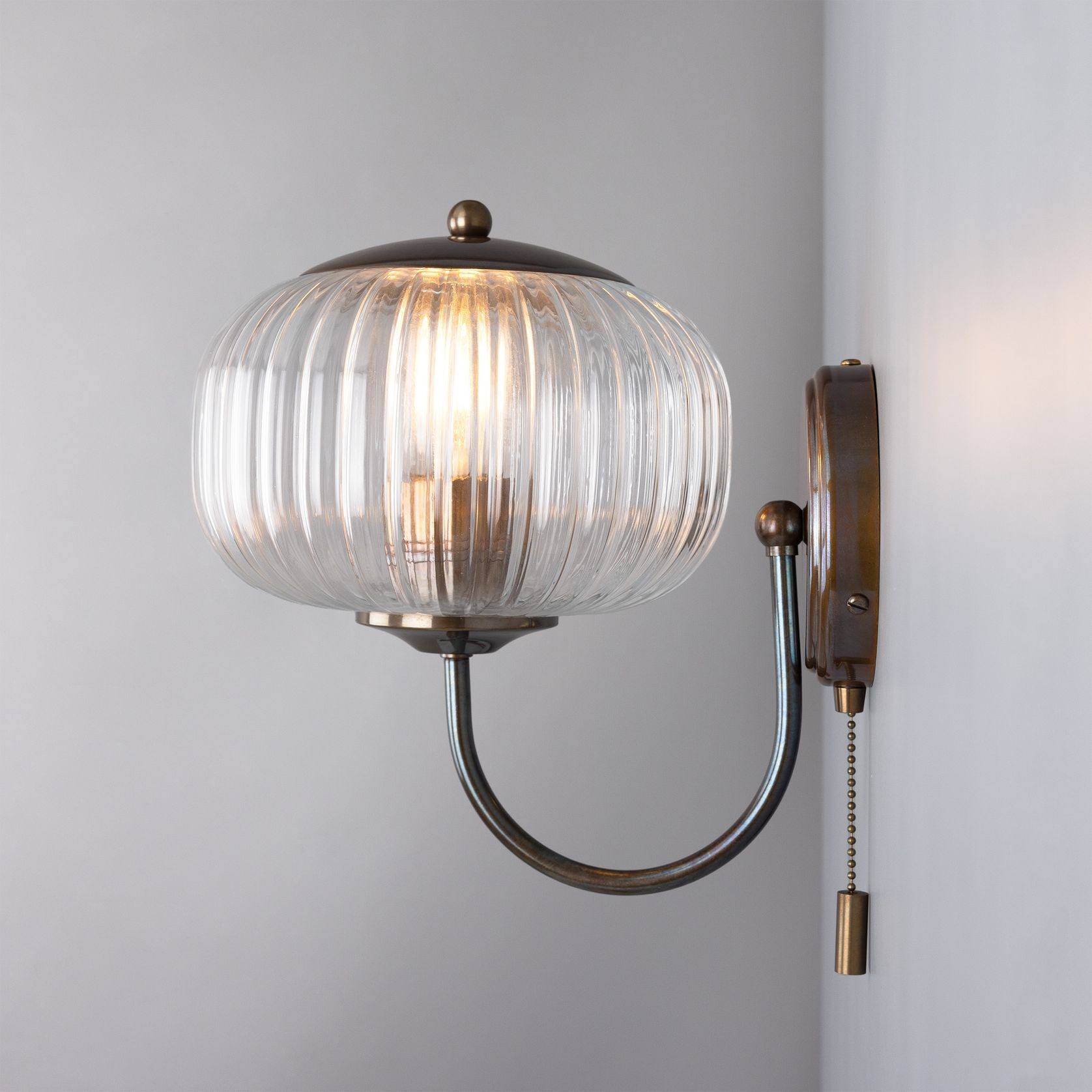 Nehir Pull Chain Wall Light gallery detail image