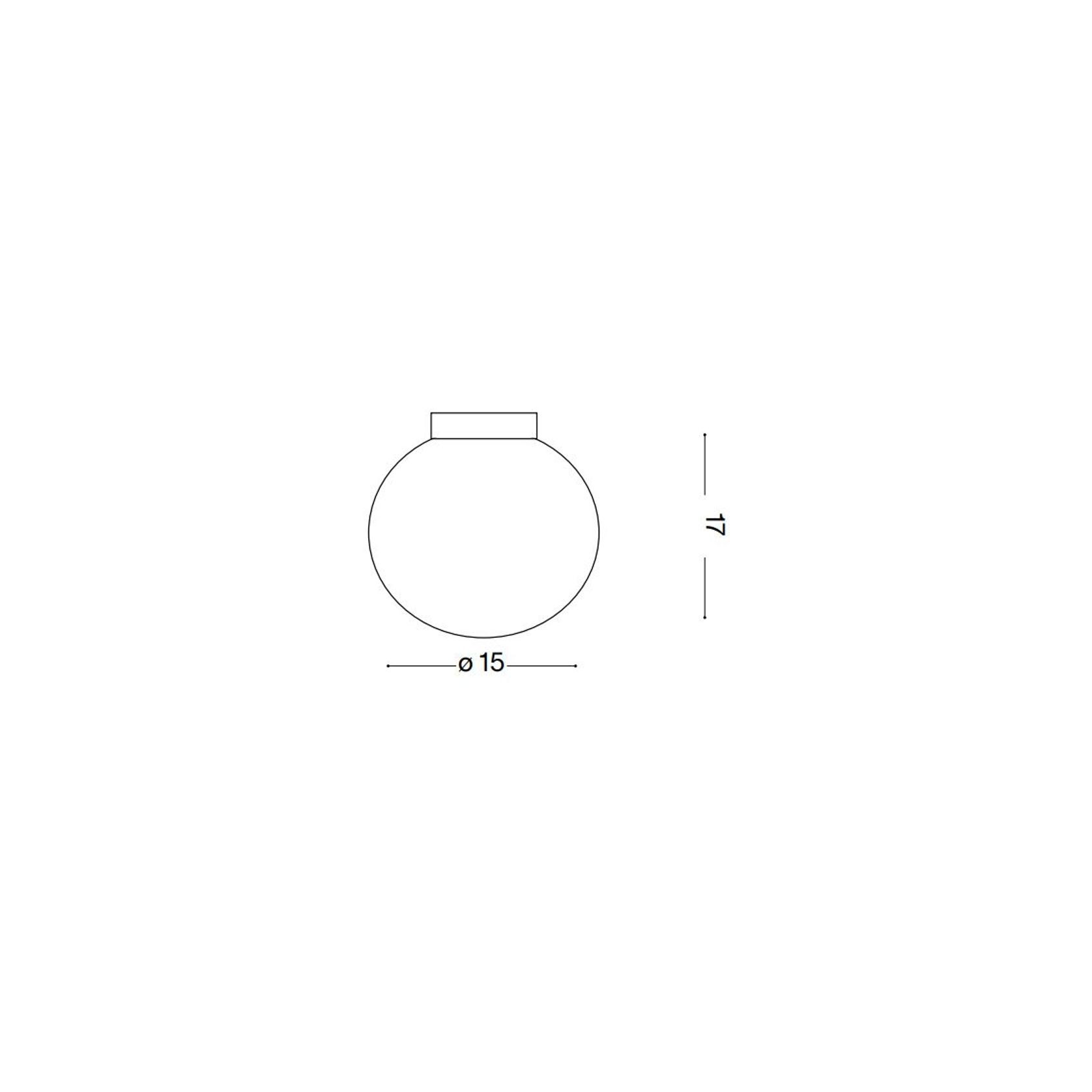 Mapa Bianco 15cm | Wall Light gallery detail image