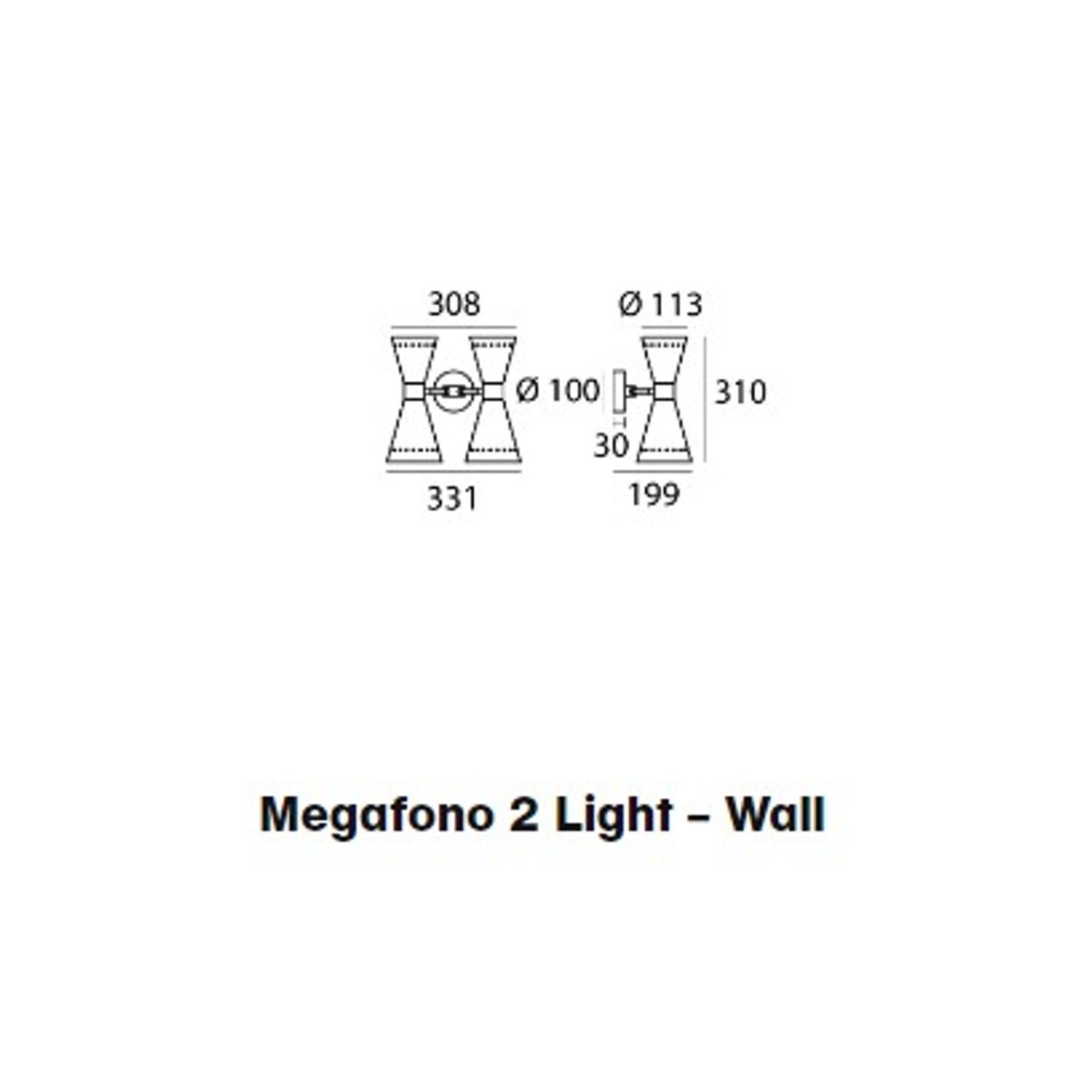 Megafono - 1958 Wall Light gallery detail image