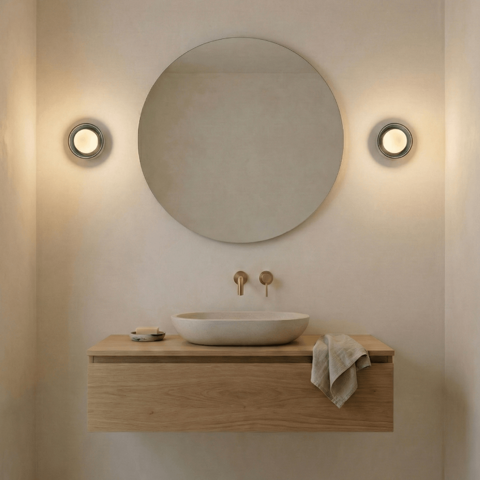 Petra Ceramic Wall Light gallery detail image