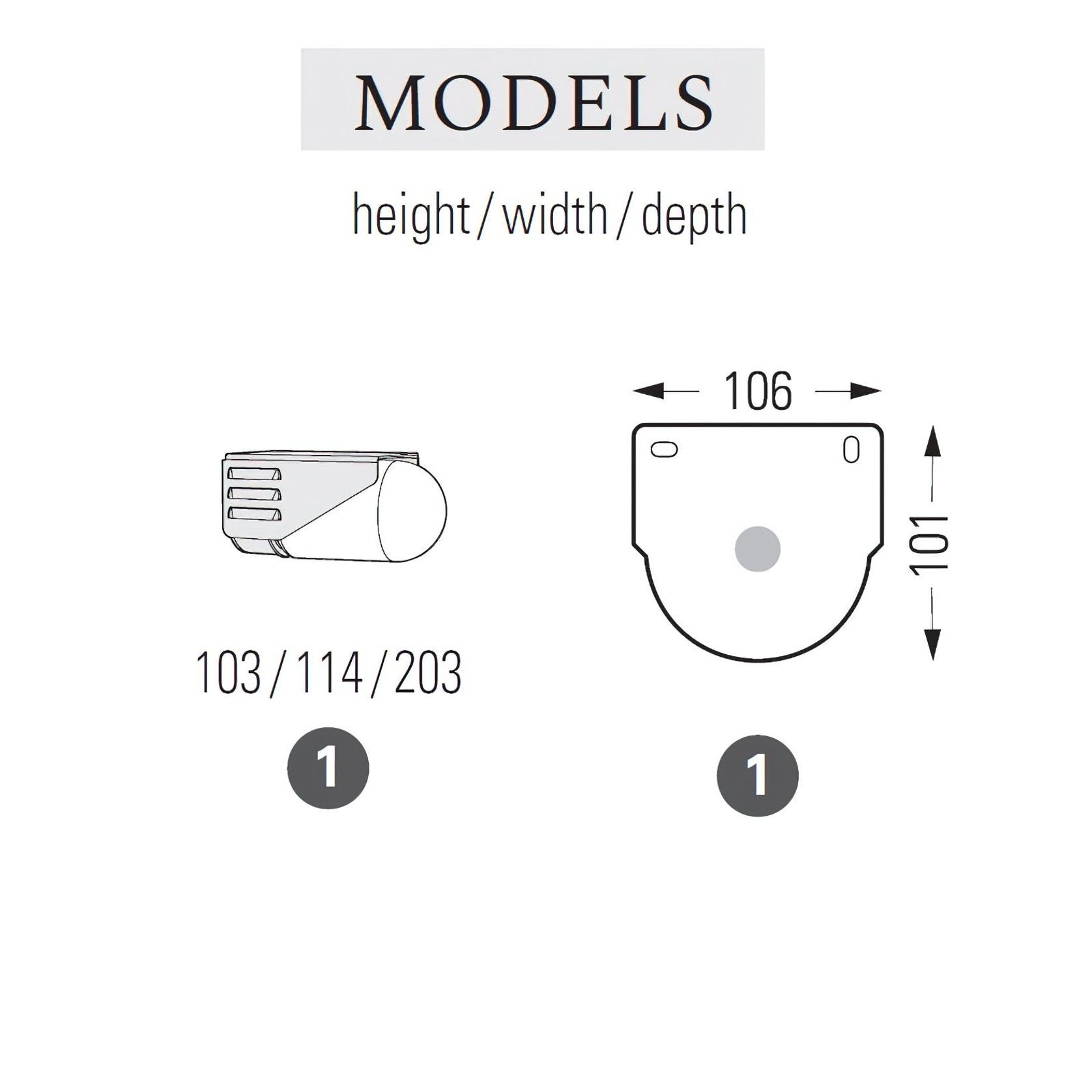 RP195 Model 1 Wall Light gallery detail image