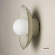 Ceramic Wall Dish Sconce Light gallery detail image
