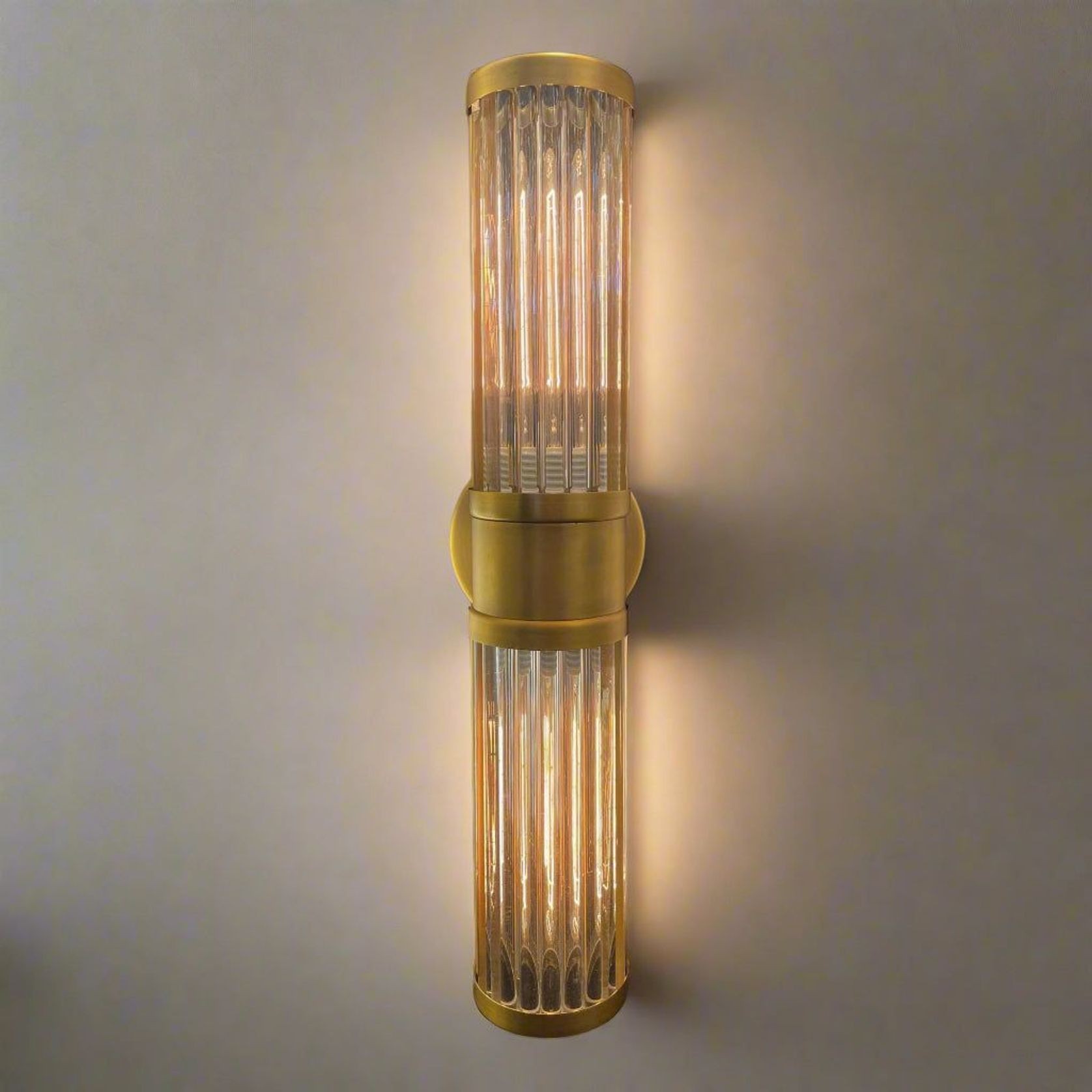 Brass Rod Wall Light gallery detail image
