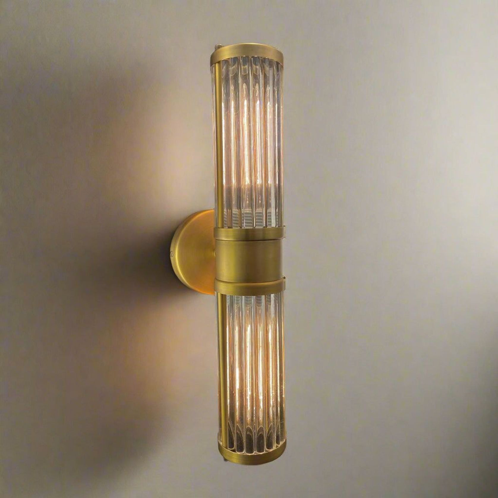 Brass Rod Wall Light gallery detail image