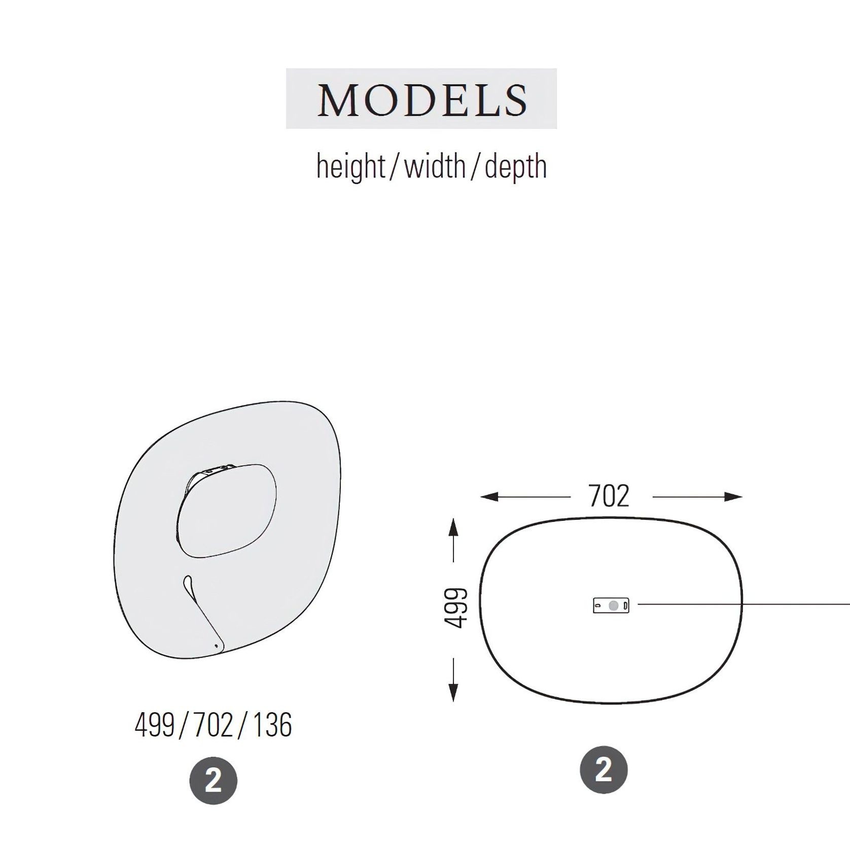 Selene Model 2 Wall Light gallery detail image