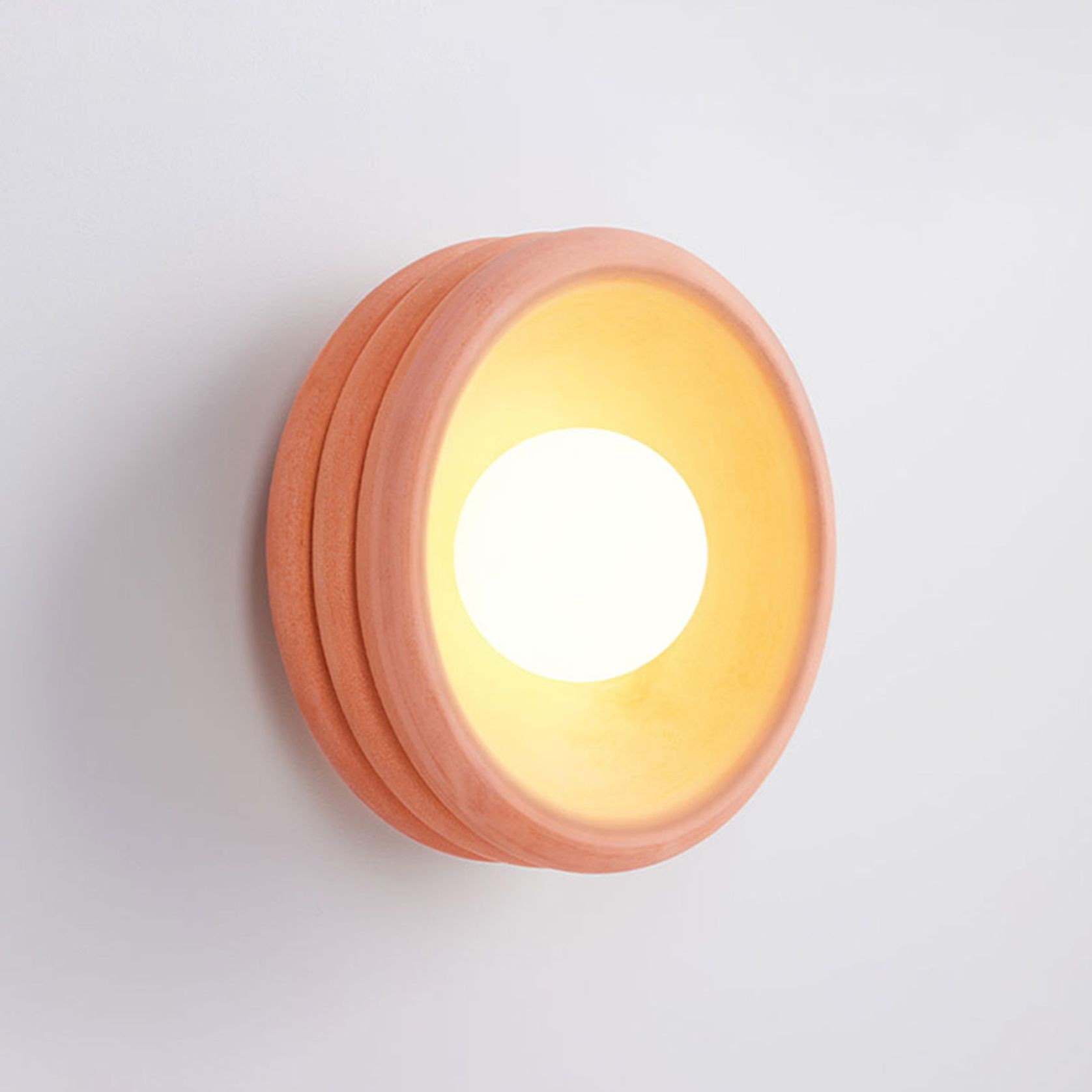 Silo Ceramic Sconce | Natural Terracotta gallery detail image