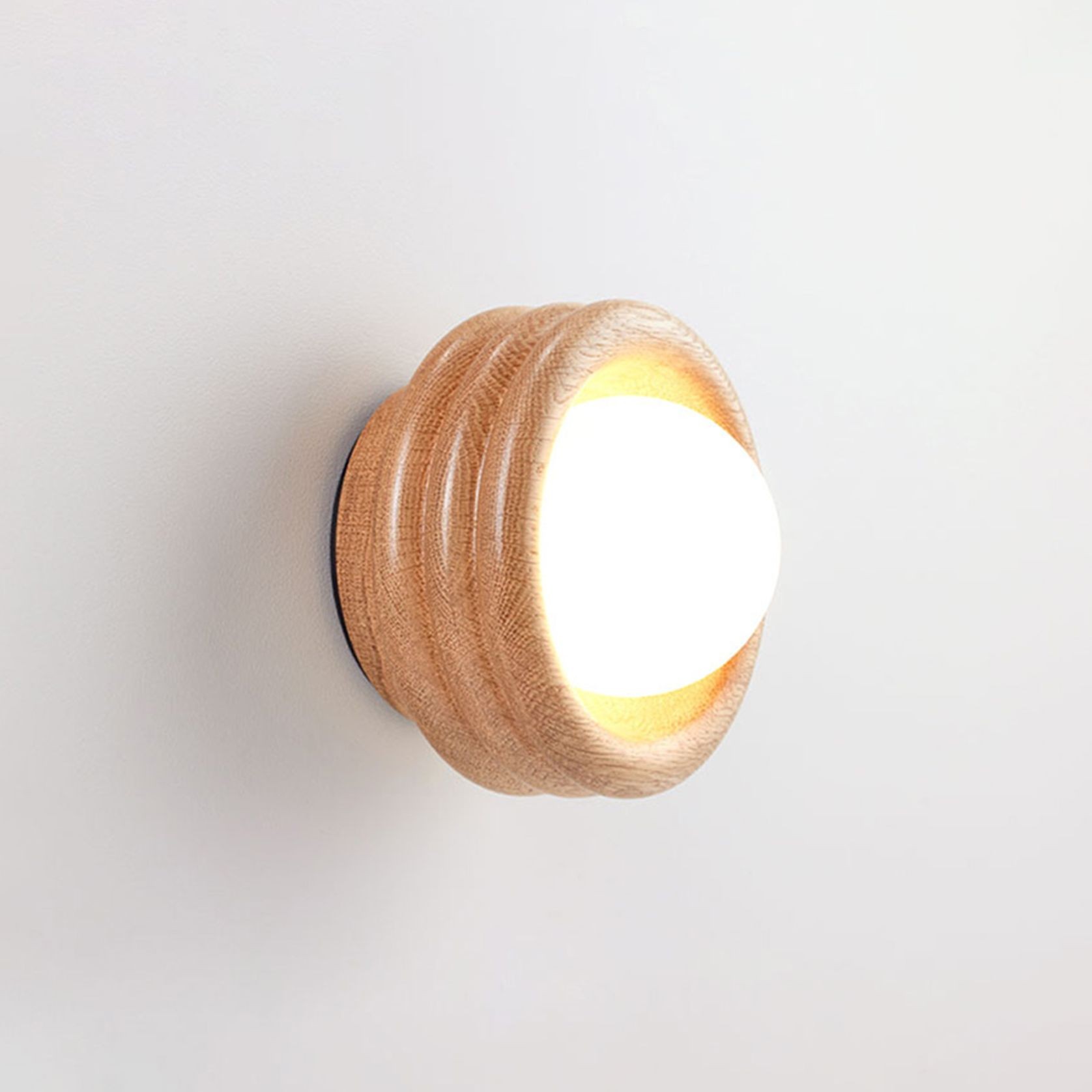 Silo Mini Sconce | American Oak gallery detail image
