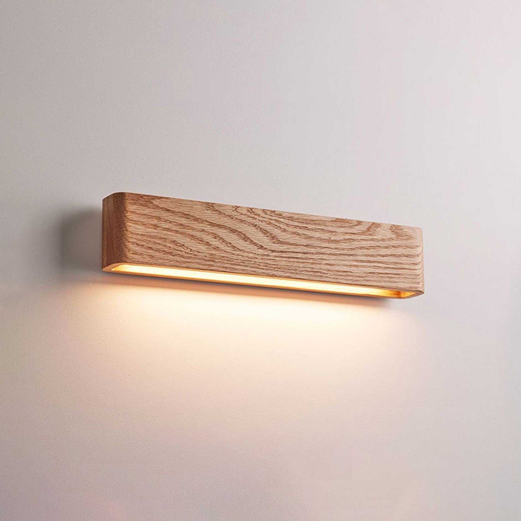 Umber Linear Sconce | American Oak gallery detail image