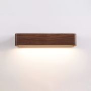Umber Linear Sconce | Walnut gallery detail image