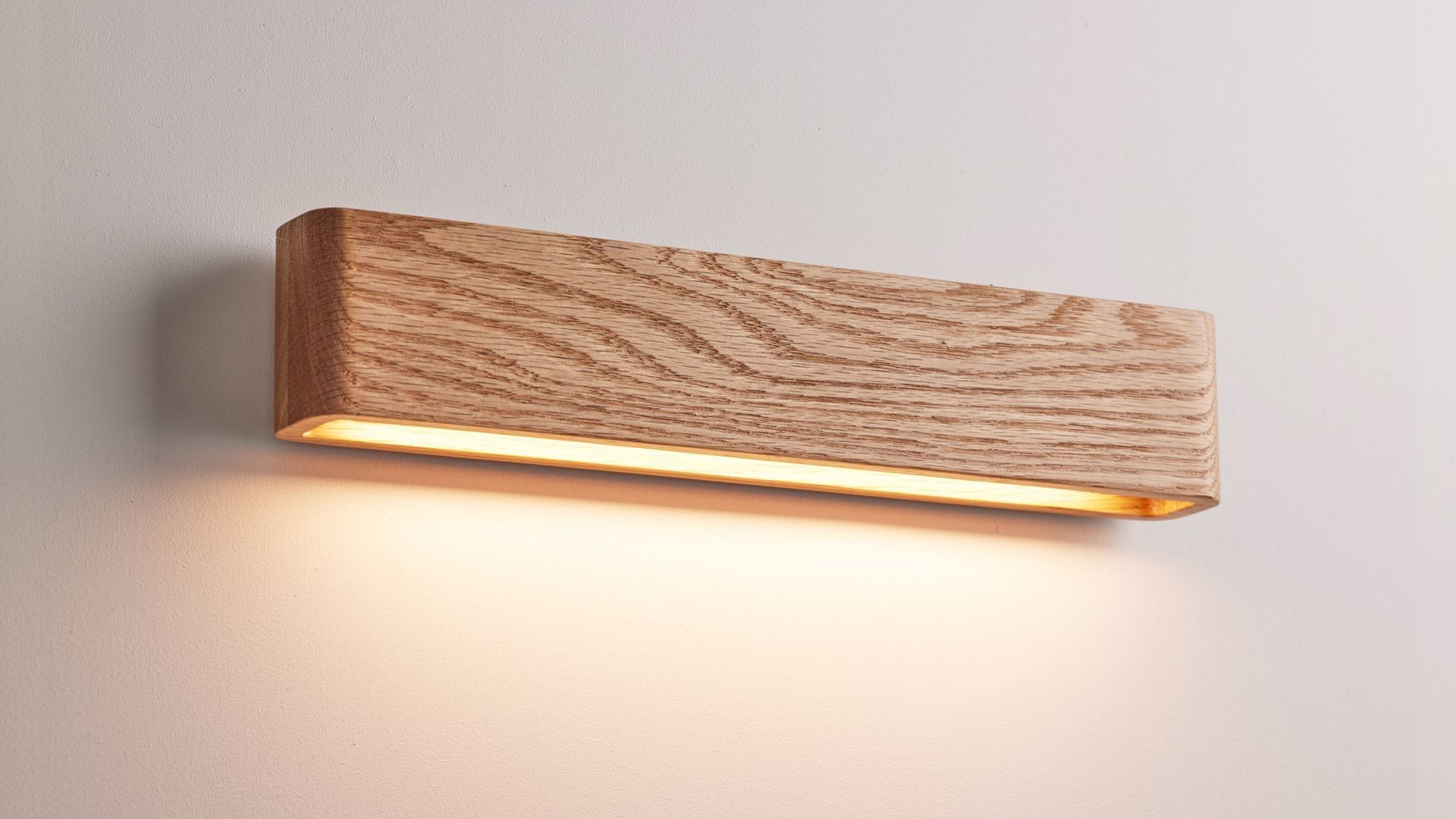 Umber Linear Sconce | Tasmanian Oak gallery detail image