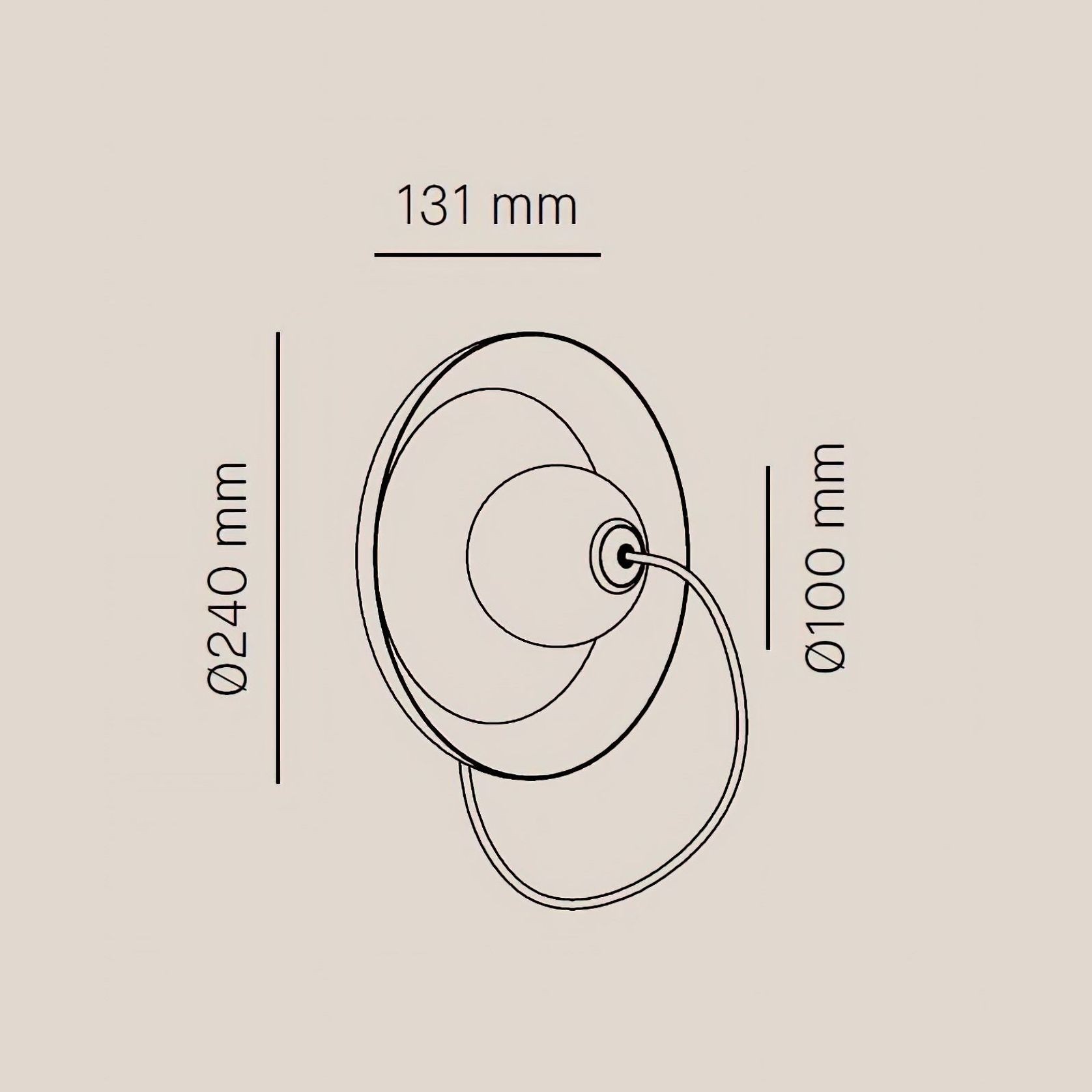 Wire 24cm Wall Light gallery detail image