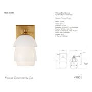 Visual Comfort Thomas O'Brien Whitman Small Sconce gallery detail image