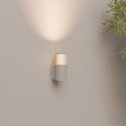 Bright Aluminium Wall Light gallery detail image