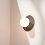 Crest Orb Glass Wall Light gallery detail image