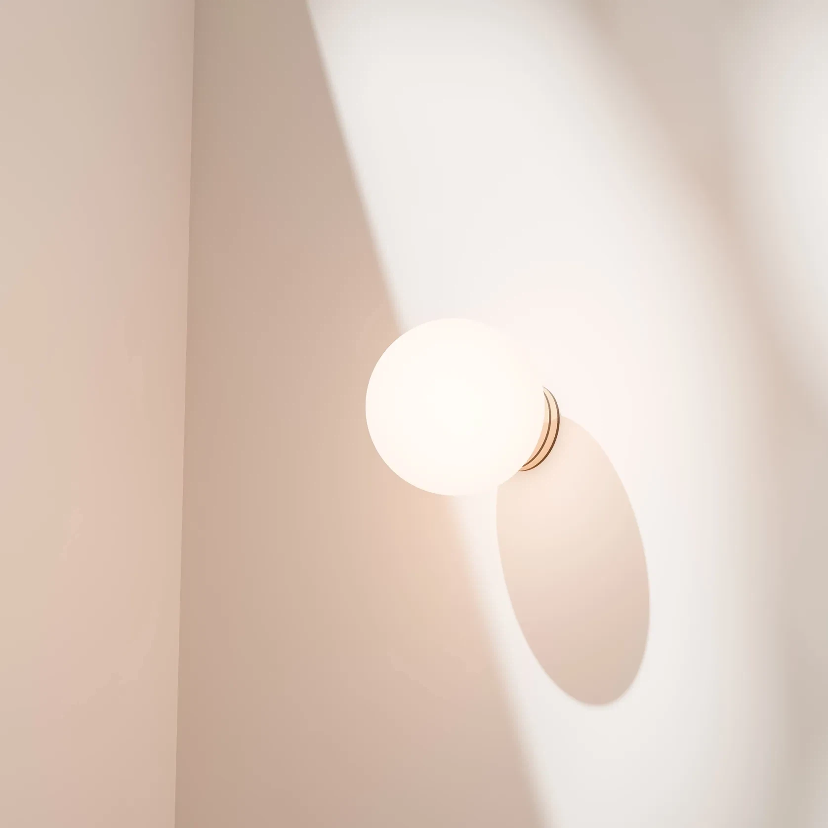 Crest Orb Glass Wall Light gallery detail image