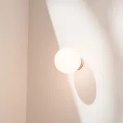 Crest Orb Glass Wall Light gallery detail image