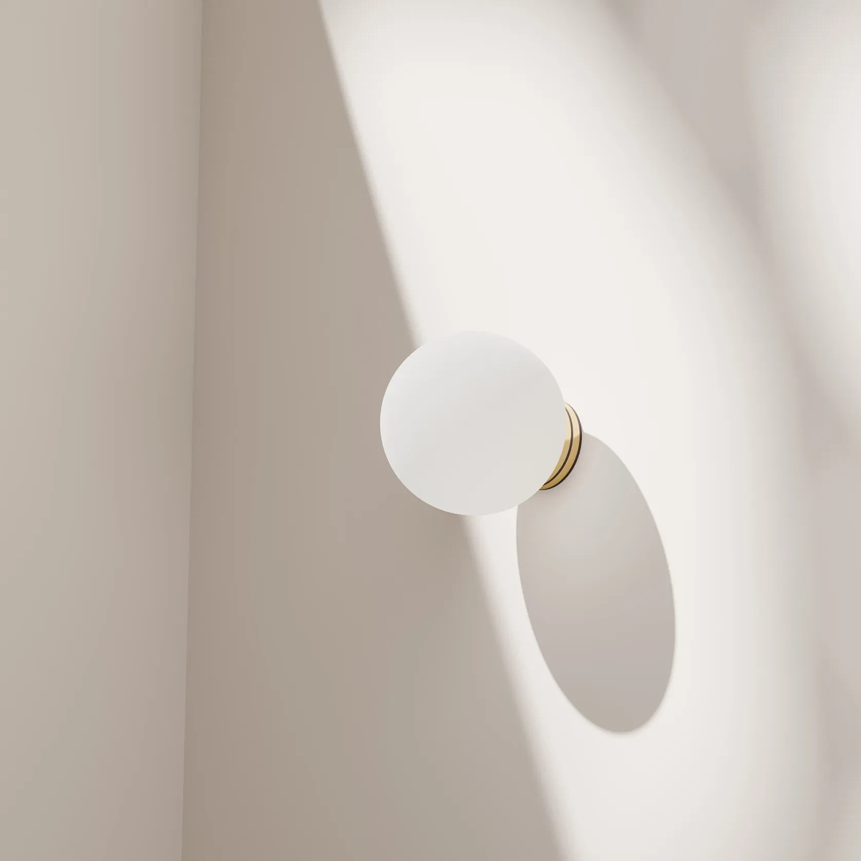 Crest Orb Glass Wall Light gallery detail image