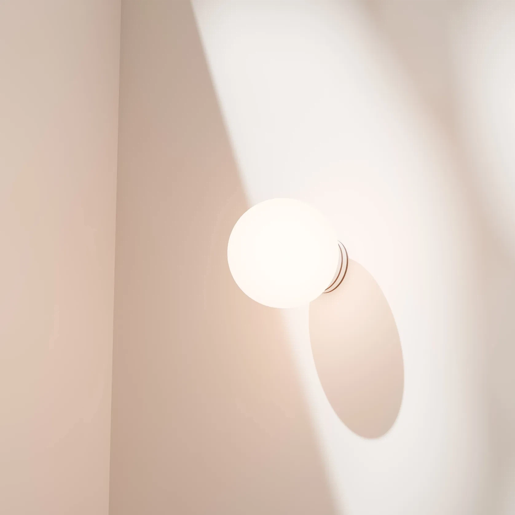 Crest Orb Glass Wall Light gallery detail image